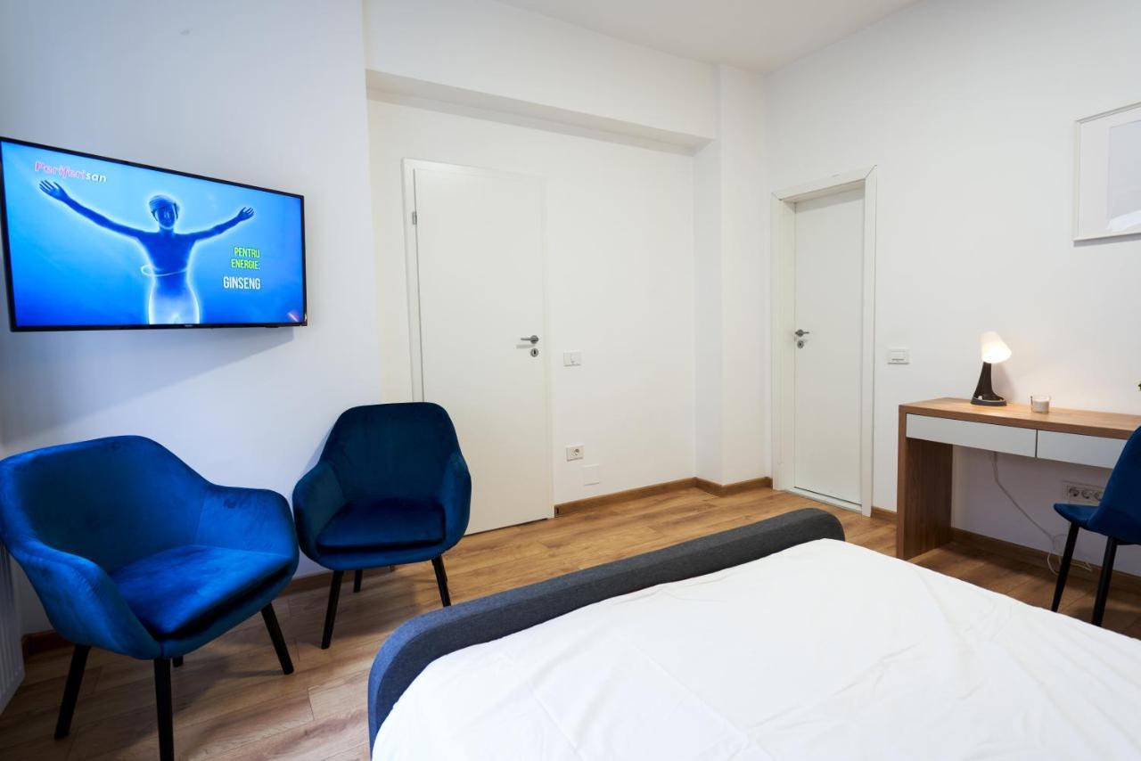 Minimalist Design Apartament In Magheru Bukurešť Exteriér fotografie